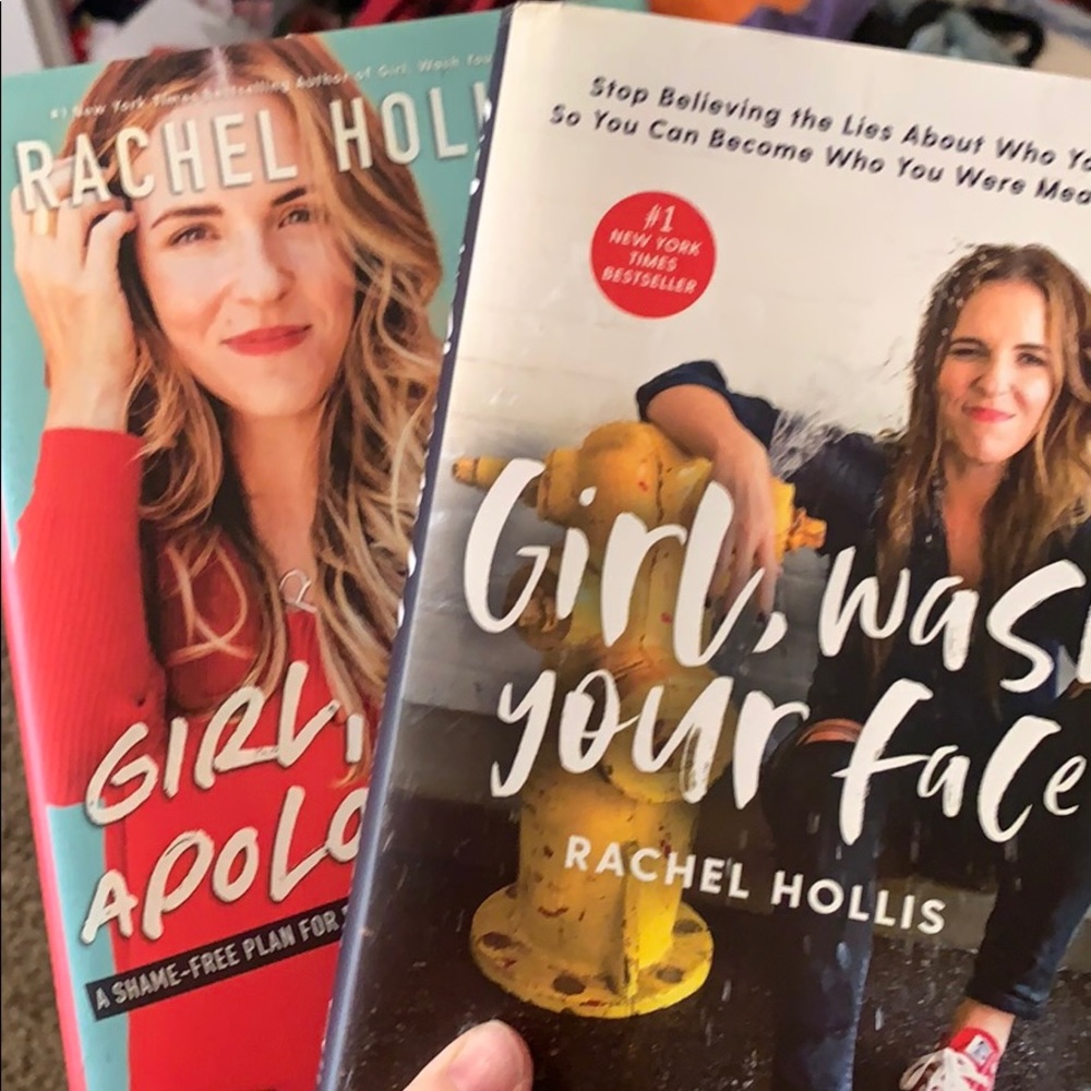 Girl Wash Your Face & Girl Stop Apologizing Books by Rachel Hollis